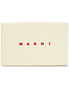 Logo Color Block Saffiano Card Wallet Pink - MARNI - BALAAN 7