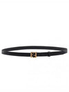 FF Logo Buckle Belt Black Gold - FENDI - BALAAN 2