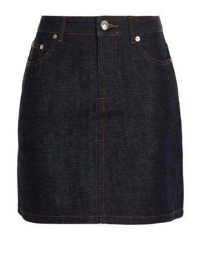 Women's Jupe Standard Denim H-Line Skirt - A.P.C. - BALAAN 2