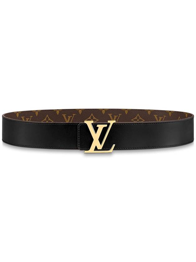 LV Initiales Reversible 40MM Leather Belt Black Brown - LOUIS VUITTON - BALAAN 3