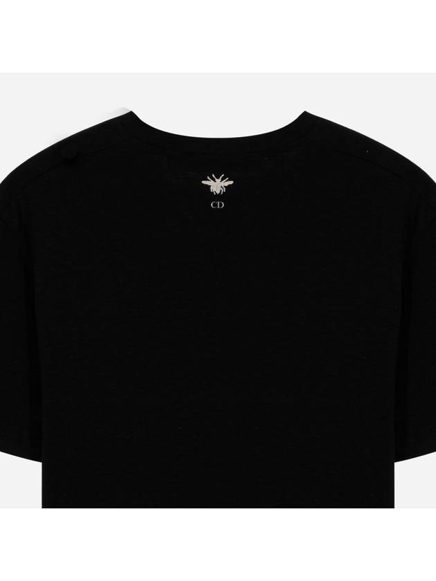 J'Adior 8 Short Sleeve T-Shirt Black - DIOR - BALAAN 7