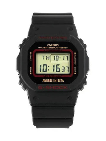 DW 5600AI 1DR 5600 Series Digital Square Sports Andr s Iniesta Collaboration Men Urethane Watch - G-SHOCK - BALAAN 1