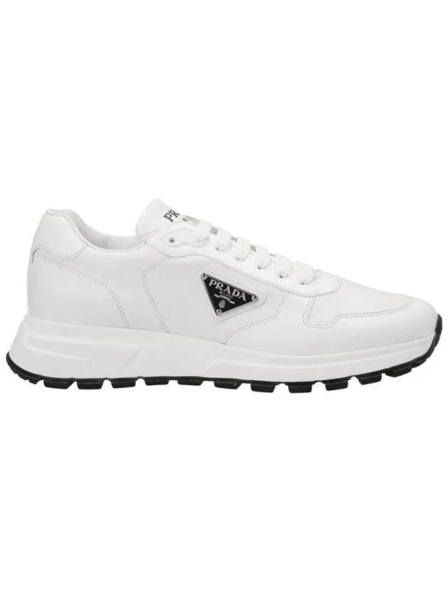 Spazzolato Sneakers White Black 2EE369 3LKI F0964 - PRADA - BALAAN 2