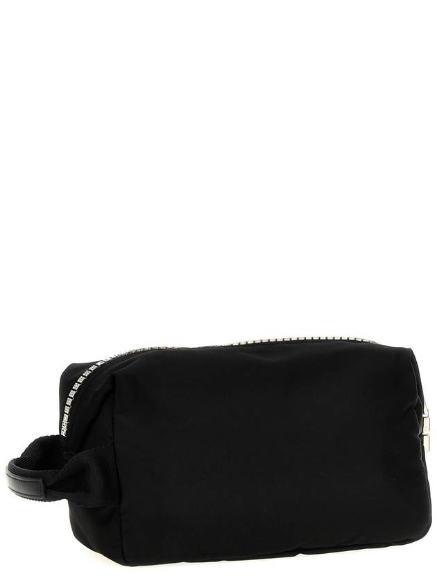 Logo Print Zipped Pouch Bag Black - GIVENCHY - BALAAN 3