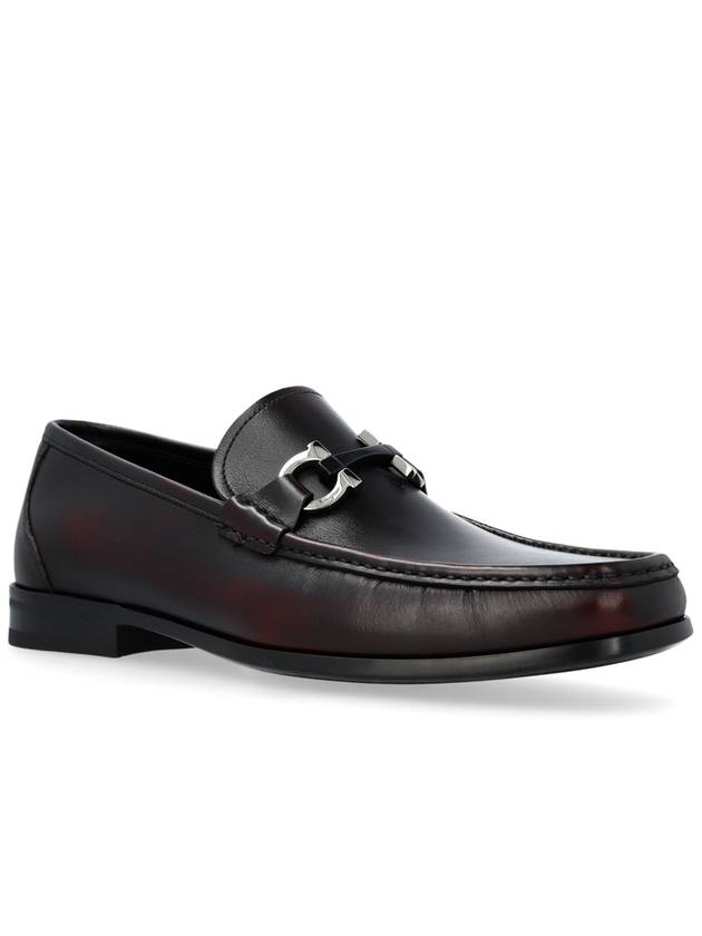 FERRAGAMO Shoes Grandioso2 Type Loafers, Men's, Burgundy - SALVATORE FERRAGAMO - BALAAN 4