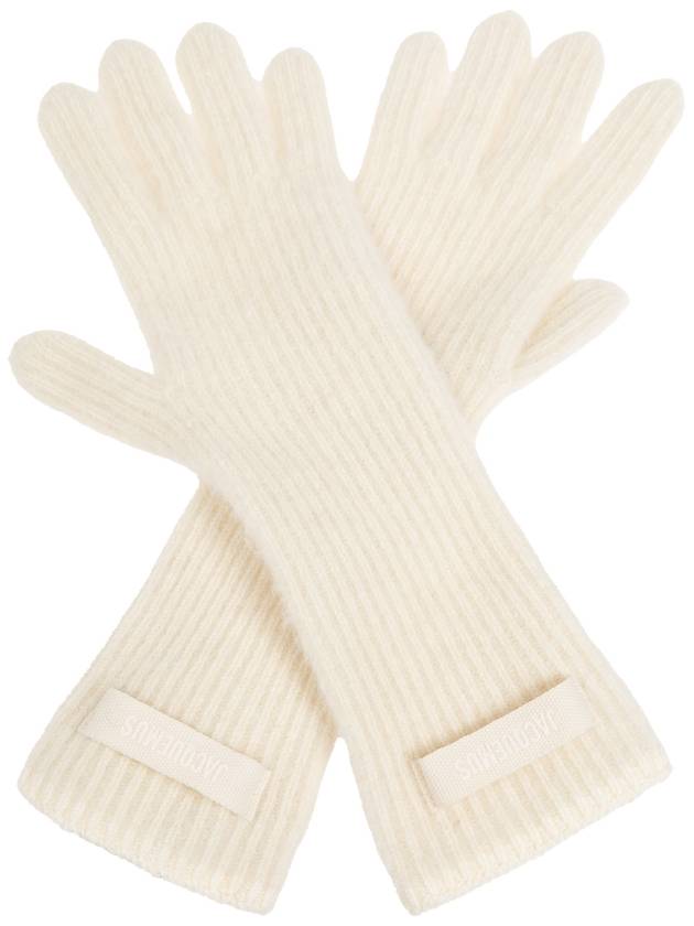 The Gros Grain Gloves Off White - JACQUEMUS - BALAAN 1