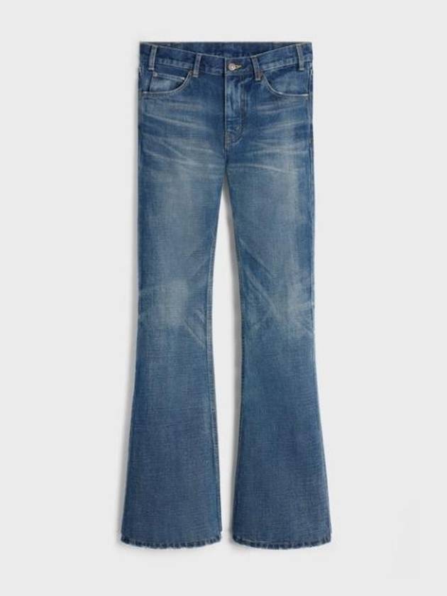 Macro Bootcut Jeans Dark Union Wash - CELINE - BALAAN 2