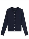 Marine Wool Cardigan Navy - A.P.C. - BALAAN 2