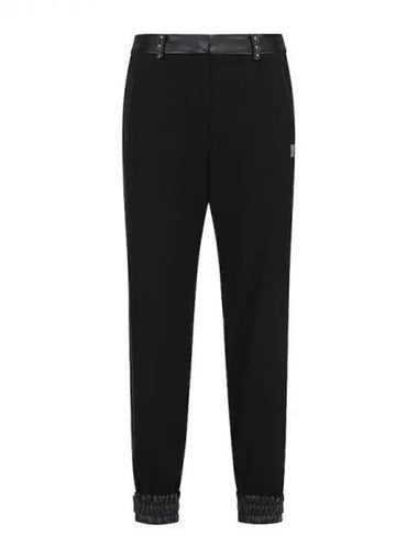 New Women s Autumn Leather Point Jogger Pants Trousers AGCPT07BK Domestic Product GQCY22081066925 - ANEWGOLF - BALAAN 1