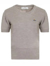 ORB Logo Short Sleeve Knit Top Grey - VIVIENNE WESTWOOD - BALAAN 2