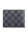 Damier Multiple Half Wallet Graphite - LOUIS VUITTON - BALAAN 4