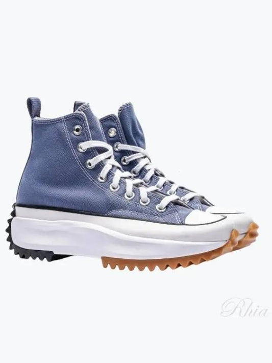 Runstar Hike Seasonal Color Slate Lylock Daily High Top Canvas Shoes A03702C - CONVERSE - BALAAN 1