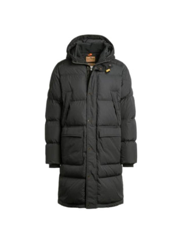 Men's Bear Long Hooded Padding Black - PARAJUMPERS - BALAAN 1