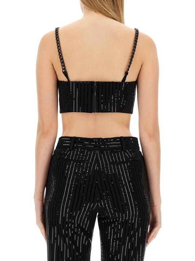 Michael Kors Crepe Bustier Top - MICHAEL KORS - BALAAN 3