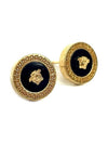 Medusa earrings black DG27256 - VERSACE - BALAAN 3