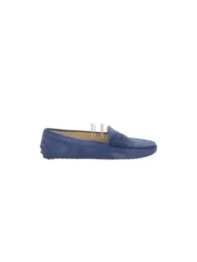 Gommino Suede Driving Shoes  Blue - TOD'S - BALAAN 2