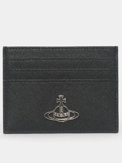 Logo Plaque Card Wallet Black - VIVIENNE WESTWOOD - BALAAN 2