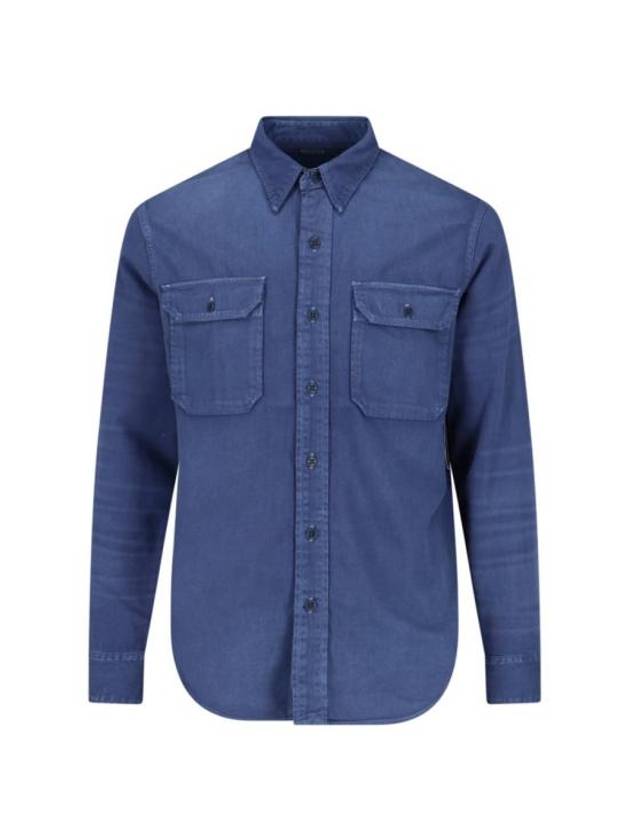 Long Sleeve Shirt 710 935471002 BLUE - POLO RALPH LAUREN - BALAAN 1