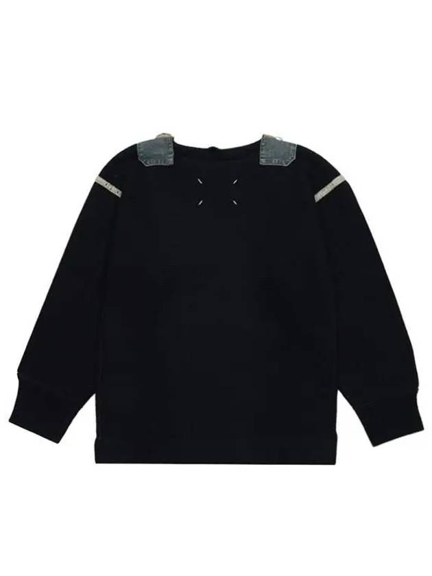 Arm Stitch Wool Knit Top Navy - MAISON MARGIELA - BALAAN 3