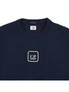 Graphic Printing Logo Sweatshirt Navy - CP COMPANY - BALAAN 5