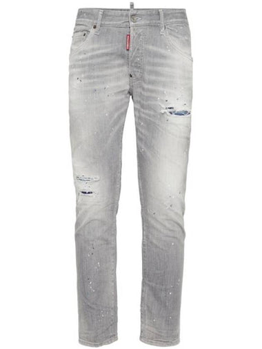 Skater Denim Jeans Grey - DSQUARED2 - BALAAN 1