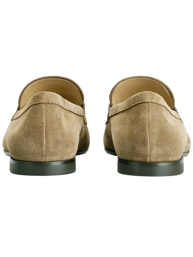 Penny Suede Loafers Beige - TOD'S - BALAAN 4