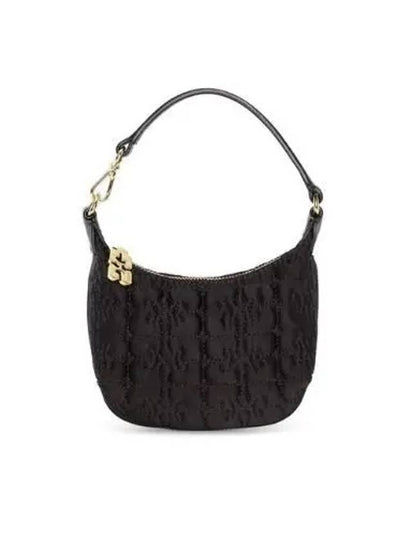 Butterfly Mini Quilted Hand Shoulder Bag Black - GANNI - BALAAN 2