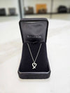 Paloma Picasso 18k white gold loving heart pendant necklace - TIFFANY & CO. - BALAAN 1