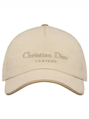 Men s Couture Ball Cap Hat Beige 233945 - DIOR - BALAAN 1