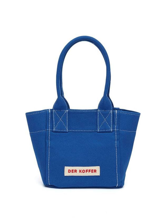 Shopper Canvas Mini Tote Bag Blue - DER KOFFER - BALAAN 2