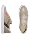 Women's House Check Low Top Sneakers Beige - BURBERRY - BALAAN 2