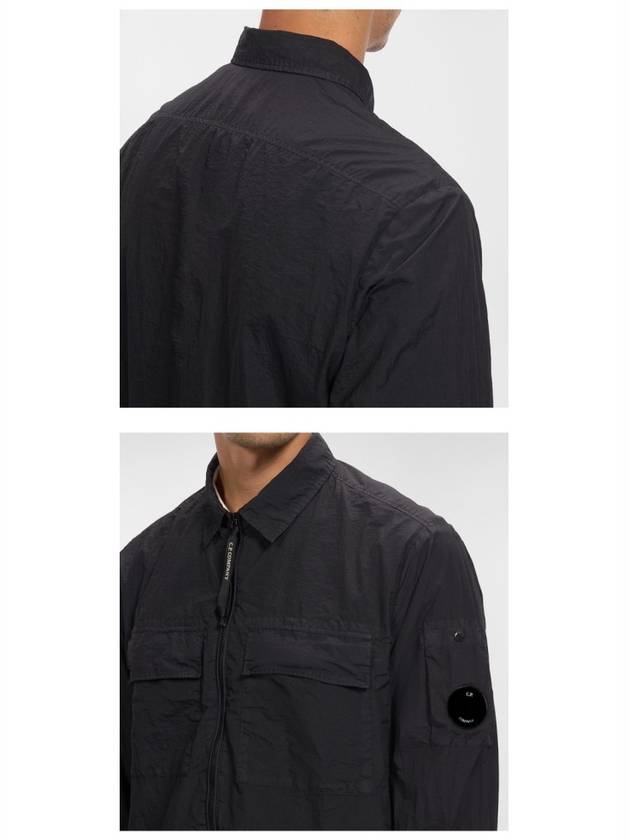 Taylon L Zip-Up Jacket Black - CP COMPANY - BALAAN 6