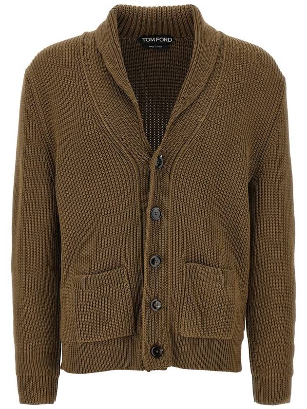 Tom Ford Wool Silk Cardigan - TOM FORD - BALAAN 1