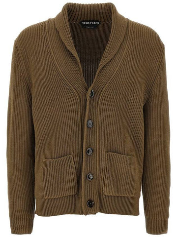 Tom Ford Wool Silk Cardigan - TOM FORD - BALAAN 1