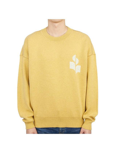 Atlee Logo Knit Top Yellow - ISABEL MARANT - BALAAN 1