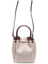 TB Plaque Bucket Bag Ivory - BURBERRY - BALAAN.