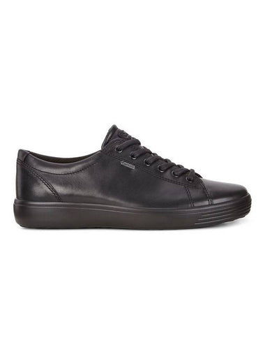 Soft 7 Low Top Sneakers Black - ECCO - BALAAN 1