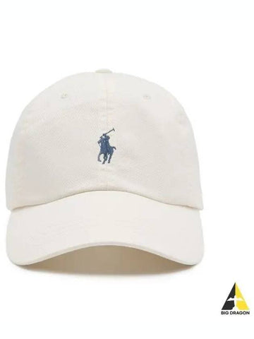 Cotton Chino Baseball Cap Urbal Milk - POLO RALPH LAUREN - BALAAN 1