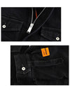 Black denim jacket HMYD002F19797004 - HERON PRESTON - BALAAN 6