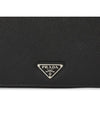 Triangle Logo Saffiano Document Shoulder Bag Black - PRADA - BALAAN 10