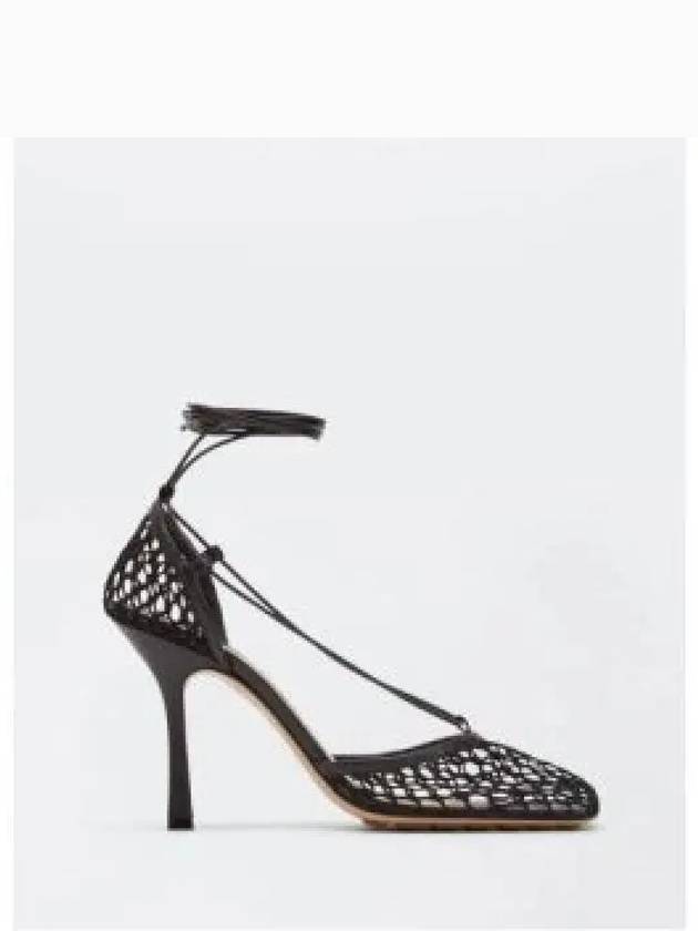 Open Mesh Stretch Pumps Black - BOTTEGA VENETA - BALAAN 2