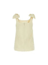 Women's Linen Sleeveless Ivory - CHLOE - BALAAN 3