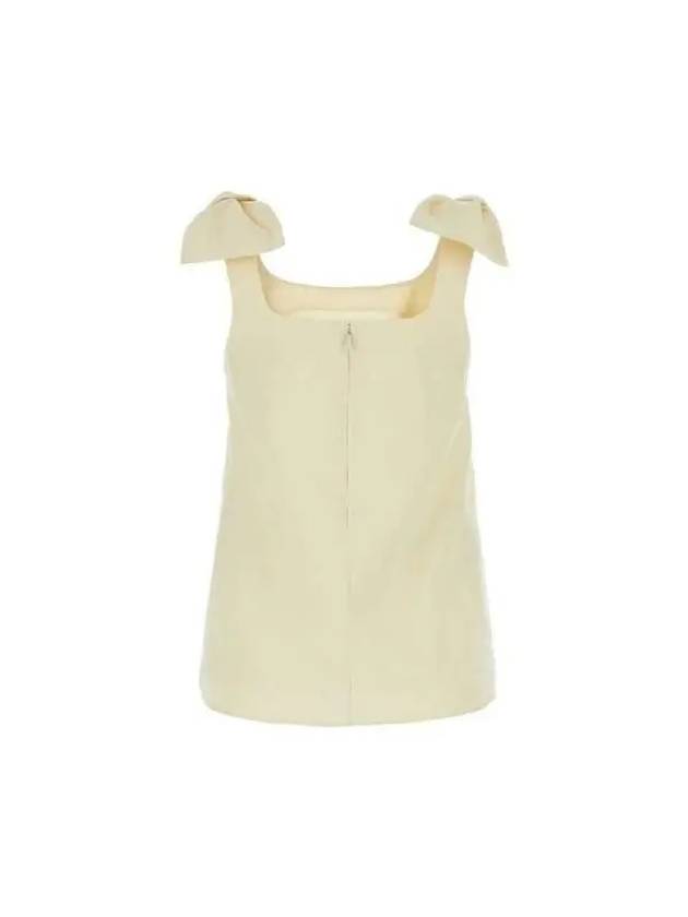 Women's Linen Sleeveless Ivory - CHLOE - BALAAN 3