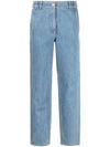 Denim Straight Pants TR0320008630B 0008 ICE BLUE 630B - PATOU - BALAAN 1