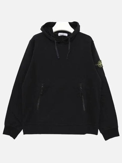 Cotton Waffen Patch Hoodie Navy - STONE ISLAND - BALAAN 2