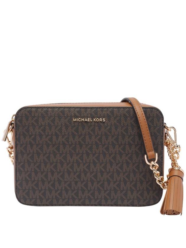 Jet Set Medium Camera Cross Bag Brown - MICHAEL KORS - BALAAN 2