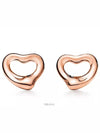 Elsa Peretti Open Heart Earrings Rose Gold - TIFFANY & CO. - BALAAN 2