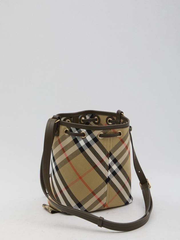 Check Bucket Bag Beige - BURBERRY - BALAAN 3