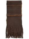 Shearling Scarf Dark Brown - OUR LEGACY - BALAAN 2