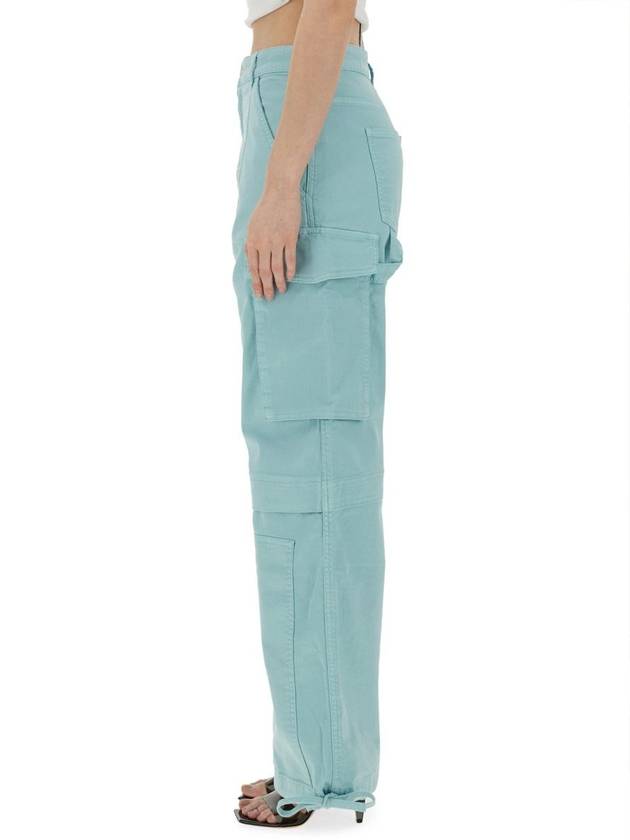 Pants 03363732 0332 Gnawed Blue - MOSCHINO - BALAAN 5